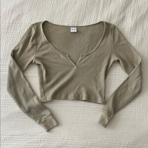 Artizia TNA Thermal Waffle Knit Long Sleeve